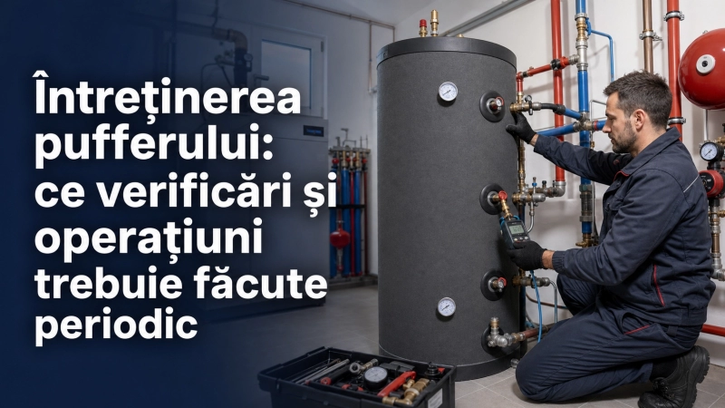 Întreținerea pufferului: Ce verificări și operațiuni trebuie făcute periodic